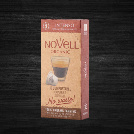 Novell Coffee Capsules Compostable Barrier/Organic. Intenso 10 units