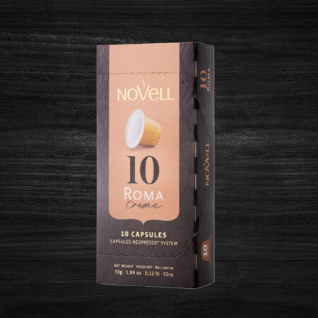 Novell Coffee Capsules Nespresso Compatible Roma Crema 10 units