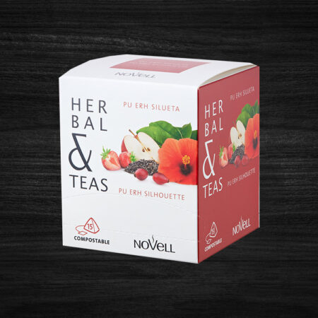 Novell Herbal & Teas - Pu Erh Silhouette - Box 15 pyramids